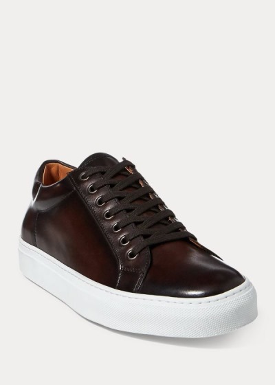 Pánské Tenisky Ralph Lauren Severn Calfskin - 36975-POLW